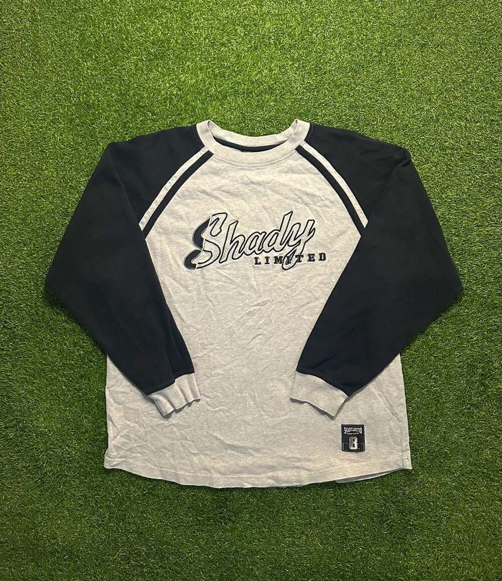 Y2K 2000s Shady Limited Raglan Long Sleeve Shirt.